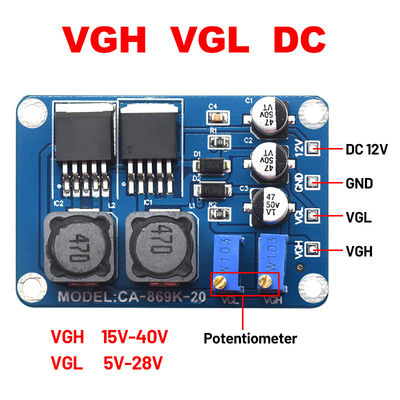 CA-869K Vgh Vgl ডিসি মেরামত মডিউল বোর্ড রূপান্তরকারী Tcon ভোল্টেজ পরিবর্তন সংশোধন নিয়ন্ত্রক নেতৃত্বাধীন এলসিডি টিভি প্যানেল মেরামত সরঞ্জাম