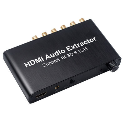 5.1 চ্যানেল HDMI অডিও এক্সট্র্যাক্টর ডলবি এসি -3 / ডিটিএস সমর্থন এবং PS4 ডিভিডি জন্য 3840x2160@30Hz রেজোলিউশন সঙ্গে