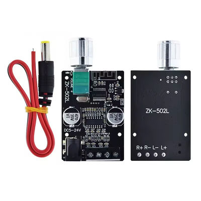 ব্লুটুথের জন্য ZK-502L মিনি 5.0 ডিসি 5-24V 50Wx2 স্টেরিও পাওয়ার এম্প্লিফায়ার ব্লুটুথ এম্প্লিফায়ার স্পে জন্য ওয়্যারলেস অডিও ডিজিটাল বোর্ড