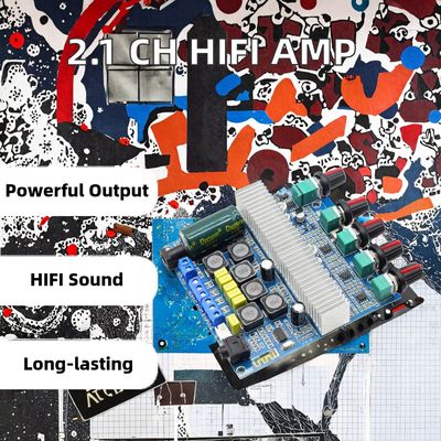 TPA3116D2 2.1 চ্যানেল এমপ্লিফায়ার বোর্ড 2x50W+100W স্টেরিও অডিও