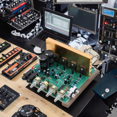 100W 2.0 চ্যানেল অডিও এমপ্লিফায়ার বোর্ড পিসিবি মডিউল 16x14x6cm