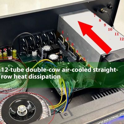 AV-888 7.1 চ্যানেল 2000W উচ্চ ক্ষমতা সম্পন্ন হোম থিয়েটার কারাওকে এমপ্লিফায়ার স্পিকার ডুয়াল লুপ 12 টিউব টেকসই ধাতু দিয়ে তৈরি