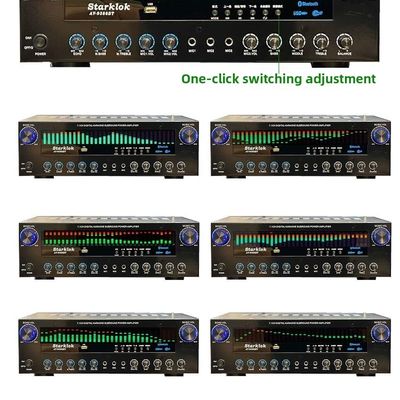 AV-9388BT/AV-999BT 2200W/1200W পেশাদার 7-চ্যানেল বিটি ওয়্যারলেস এম্প্লিফায়ার হাই-ফিডেলিটি হোম থিয়েটার 7.1 স্পিকার সিস্টেম মেটাল