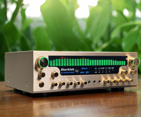 8000SW ফ্ল্যাগশিপ সংস্করণ 7.1 CH 2500W হোম এম্প্লিফায়ার সম্পূর্ণ অ্যালুমিনিয়াম খাদ সোনার দেহ ডাবল রিং গরু পার্টিশন স্টেরিও এম্প্লিফায়ার