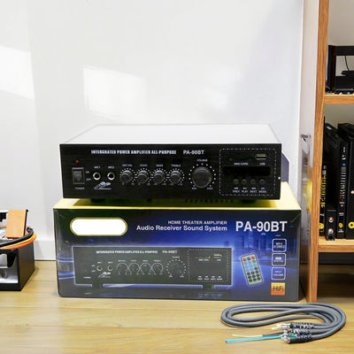 PA-90BT 120W Professional Audio BT Wireless Amplifier High-Power Home Ceiling Speaker Public Broadcast Constant Voltage Metal