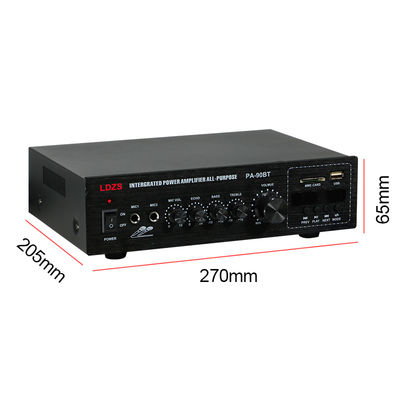 PA-90BT 120W Professional Audio BT Wireless Amplifier High-Power Home Ceiling Speaker Public Broadcast Constant Voltage Metal