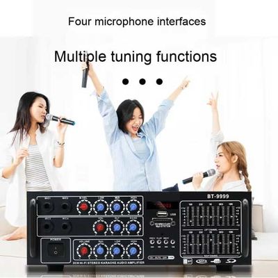300W 2.0 Channel Mini Audio Car Amplifier Home Theatre System HiFi Stereo Subwoofer Independent Control Receiver Amplifier