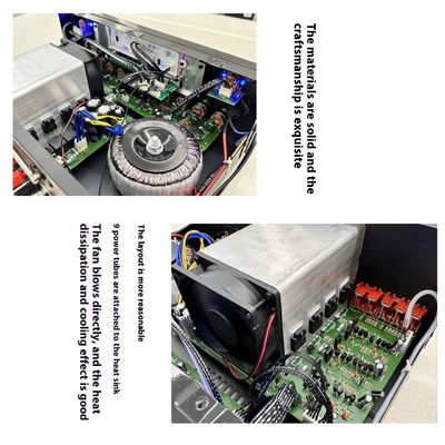AV-988BT 5.1 উচ্চ-ক্ষমতা সম্পন্ন কারাওকে হোম কনফারেন্স অ্যামপ্লিফায়ার ৮-টিউব সাবউফার সহ পরিবেশগত সেন্সর HF