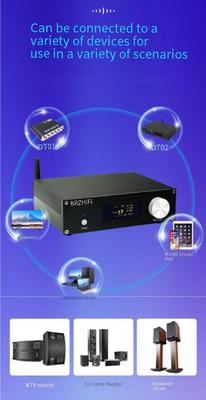 A600Y সক্রিয় হোম থিয়েটার পাওয়ার এমপ্লিফায়ার 5.1 মাল্টি-চ্যানেল 5*50W+100W স্বাধীন সমন্বয় রিমোট কন্ট্রোল BT 5.3 সাবউফার