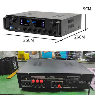 AV-628 পেশাদার 5.1 চ্যানেল 600W হোম কোক্সিয়াল সাবউফার এমপ্লিফায়ার উচ্চ-ক্ষমতা মডেল BT ফাইবার অপটিক রিসিভার ক্রস-বর্ডার