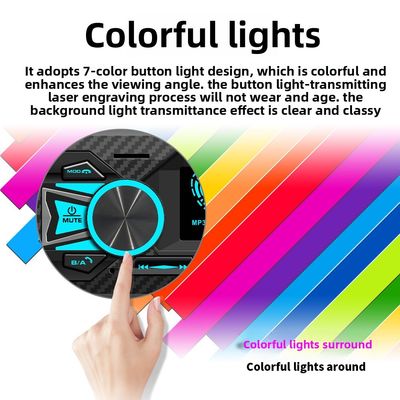 ক্রিয়েটল ইউনিভার্সাল কার এমপি3 প্লেয়ার বড় স্ক্রিন হ্যান্ডস-ফ্রি রেডিও এএম ইউএসবি কানেকশন এফএম ট্রান্সমিটার লসলেস সাউন্ড কোয়ালিটি এমপ্লিফায়ার