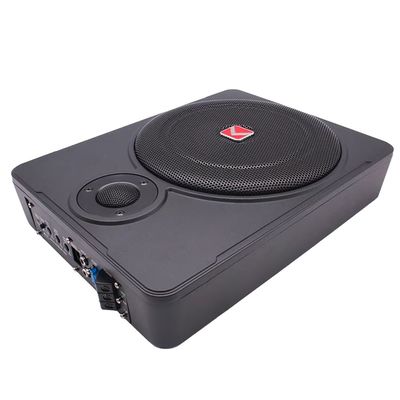 600W Ultra-Thin 12V Car Active Subwoofer Hot Sale DJ Trapezoid Subwoofer Speaker Slim Seat Woofer for Car Audio