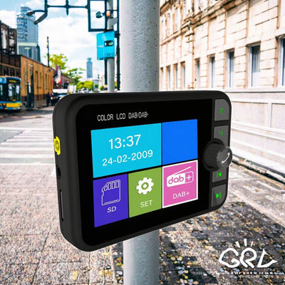 ২.৪ ইঞ্চি কালার এলসিডি ডিএবি/ডিএবি+ রেডিও রিসিভার বিটি ওয়্যারলেস সামঞ্জস্যপূর্ণ এমপি3 প্লেয়ার এফএম কার ডিজিটাল সিগন্যাল ব্রডকাস্টিং ১ বছরের জন্য