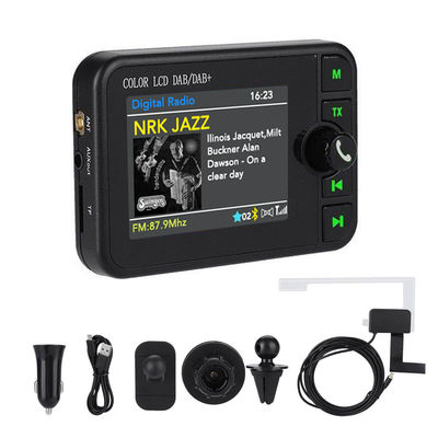 ২.৪ ইঞ্চি কালার এলসিডি ডিএবি/ডিএবি+ রেডিও রিসিভার বিটি ওয়্যারলেস সামঞ্জস্যপূর্ণ এমপি3 প্লেয়ার এফএম কার ডিজিটাল সিগন্যাল ব্রডকাস্টিং ১ বছরের জন্য