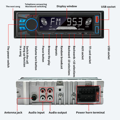 820S সংক্ষিপ্ত মডেল বিটি ওয়্যারলেস গাড়ির জন্য নীল আলো এমপি 3 প্লেয়ার নতুন রেডিও হোস্ট ফোন গ্রিপ হ্যান্ডস-ফ্রি ক্রস-বর্ডার জন্য ক্ষতিহীন সংগীত