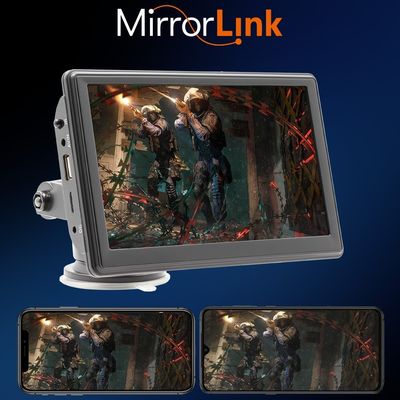 ক্রিয়েটল ব্লুটুথের জন্য 7-ইঞ্চি পোর্টেবল ওয়্যারলেস কারপ্লে এমপি 5 প্লেয়ার নতুন ক্রস-বর্ডার মাল্টিমিডিয়া কার্ড স্লট হেড ইউনিট WAV সমর্থন করে