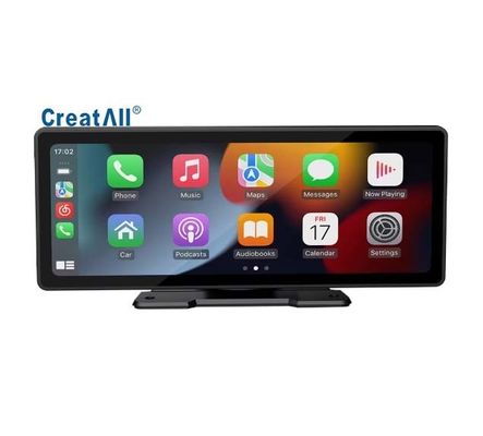 Creatall 10.26 ইঞ্চি কারপ্লে পোর্টেবল স্ক্রিন MP5 নেভিগেশন রিভার্সিং ইন্টারকানেকশন BT ওয়্যারলেস কার প্লেয়ার ইউএসবি ড্যাশবোর্ড এর জন্য