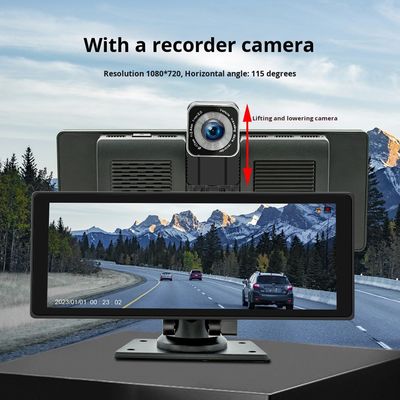 Creatall 10.26inch Portable IPS Screen Car for Bluetooth MP5 Player with 1-Year Warranty Dashboard Dash Cam Wireless CarPlay