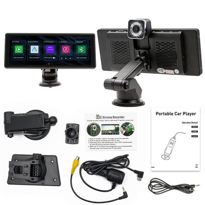 Creatall 10.26inch Portable IPS Screen Car for Bluetooth MP5 Player with 1-Year Warranty Dashboard Dash Cam Wireless CarPlay