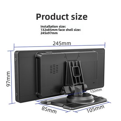 ক্রিয়েটল ক্রস-বর্ডার 10.26 ইঞ্চি বড় এলসিডি স্ক্রিন কারপ্লে নেভিগেশন উচ্চ সংজ্ঞা বিপরীত চিত্র ইউএসবি সংযোগ বিটি প্লেয়ার