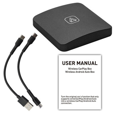 ক্রিয়েটল ওয়্যারলেস কারপ্লে অ্যাডাপ্টার অটো কার-মাউন্টেড ইন্টারকানেক্ট বক্স অ্যান্ড্রয়েড সামঞ্জস্যতা তারযুক্তকে ওয়্যারলেসে রূপান্তরিত করে উন্নত করার জন্য