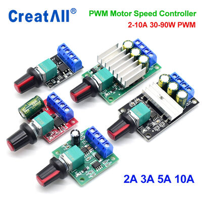 1.8V 3V 5V 6V 12V PWM DC Motor Governor 2A Speed Regulating Switch 1803BK Generator Parts & Accessories