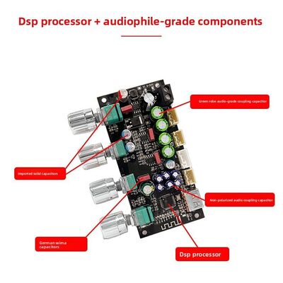 AMP Mike Front Board Power Amplifier Board Karaoke Reverb Board Microphone K Song Singing DSP Mixing Anti-Howling Made in China