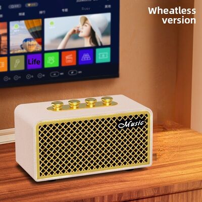 S1 Portable Retro Audio All-In-One Speaker RGB Wireless BT Microphone for Home Outdoor Karaoke Cross-Border Exclusive