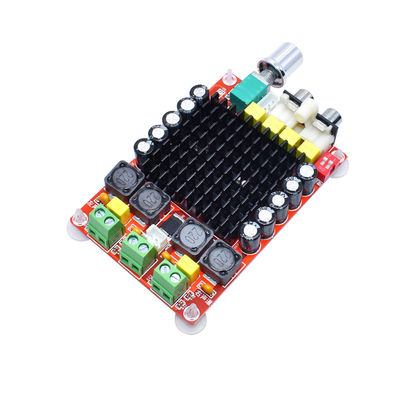 DC14-34V ইনপুট সহ TDA7498 চিপ ক্লাস ডি এমপ্লিফায়ার বোর্ড 2X100W ডুয়াল চ্যানেল অডিও বোর্ড