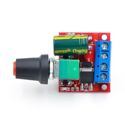 CA-555 Mini 5A PWM Max 90W DC Motor Speed Controller Module 3V-35V Control Switch LED Dimmer Motor Driver Boards Modules